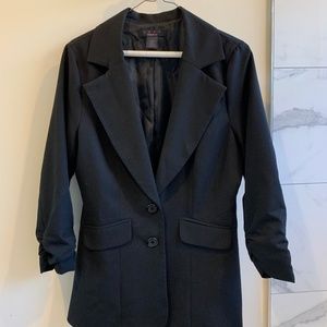 Black Cinched Blazer